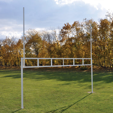 H-Frame Goals - Semi-Perm - Multipurpose - Adjustable - Official (No Backstays) - Official Size (8 ft. H x 24 ft. W)
